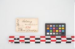 Etikett zu Eisenhakenschlüssel (NHMW-PRAE-026538)